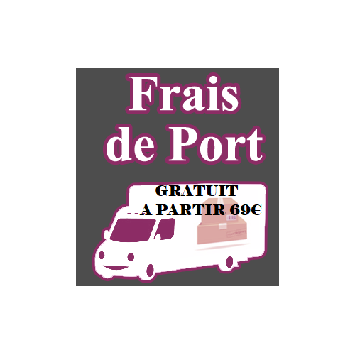 FRAIS DE PORT GRATUIT A PARTIR DE 69€